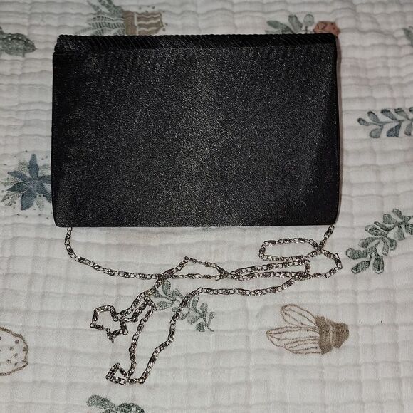 Cruise Club Evening Bag Bling Convertible Purse Crossbody Clutch Black NWOT - Picture 4 of 5